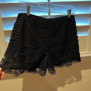 Karina Grimaldi lined crochet shorts - Small - worn once 🖤